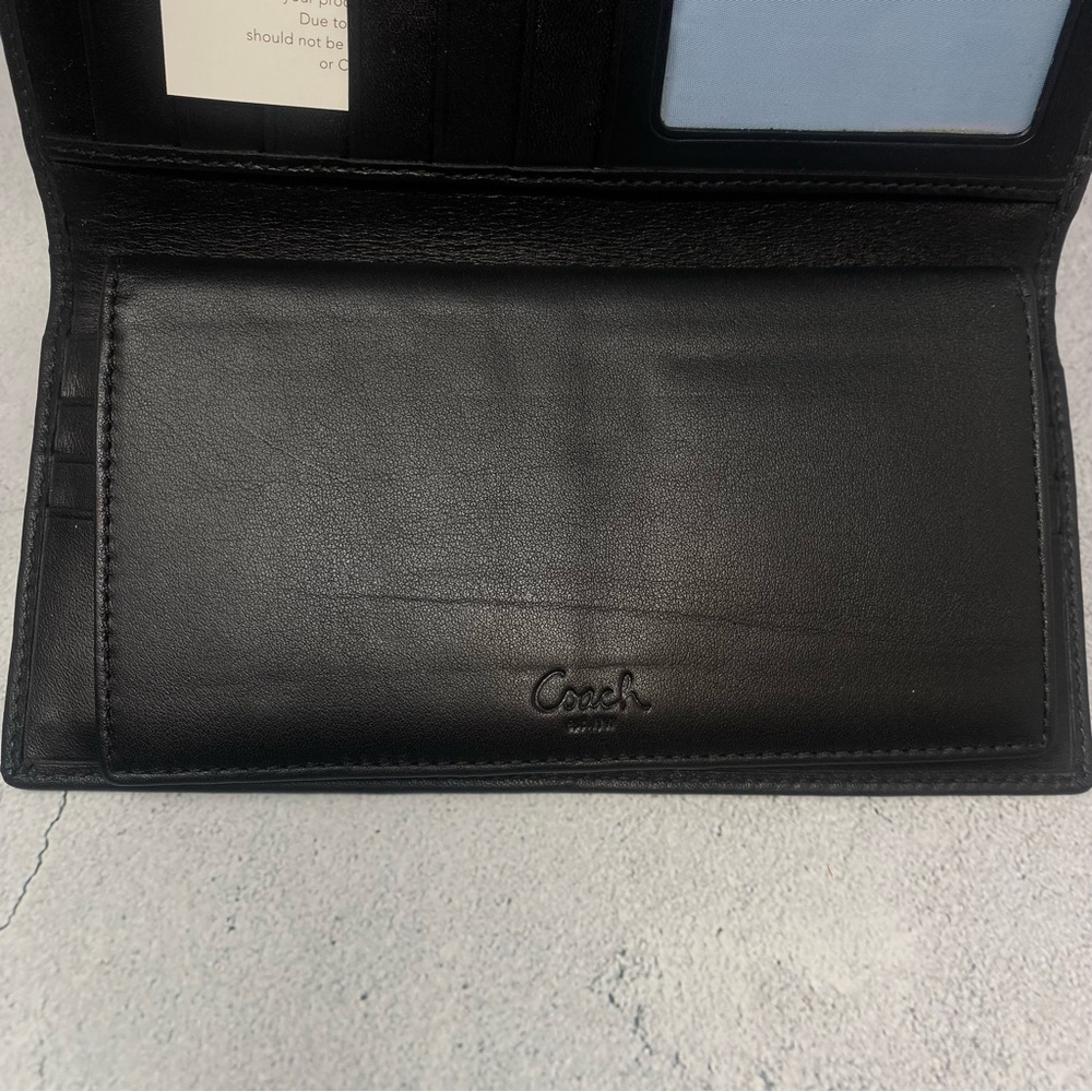 ❤️Coach NWT F46240 Black Long Wallet. - Picture 8 of 12